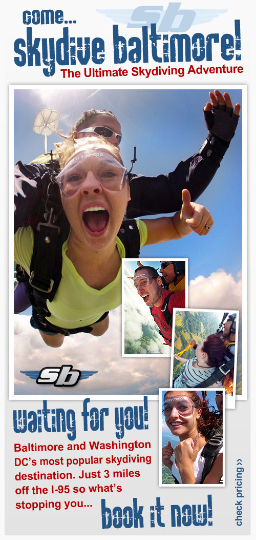 Please click here for skydive reservations